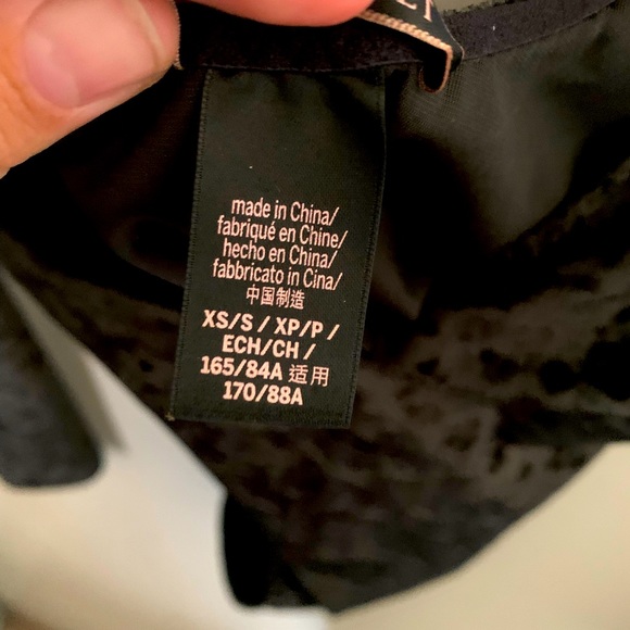 Victoria's Secret deep V open back velvet body suit🖤 - Picture 5 of 6